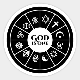 God is One Sticker